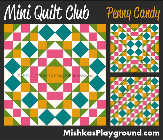 Straight Line Quilting penny-candy-mini-quilt